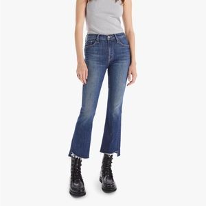 MotherThe Insider Crop Step Fray size 29